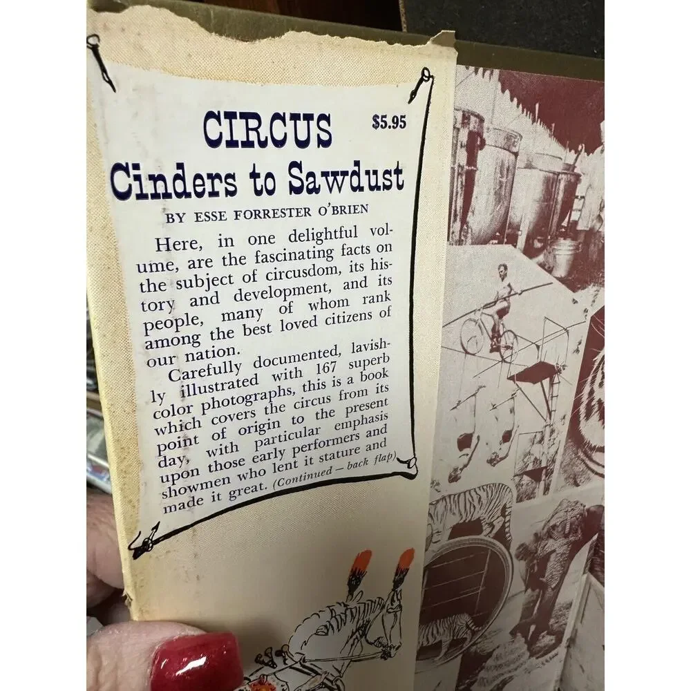 1959 Vintage Circus Book 